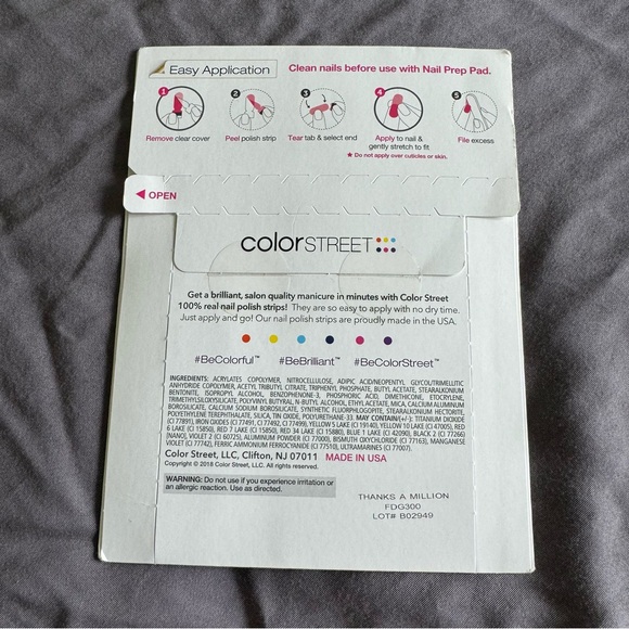 *Rare, HTF* Color Street: Thanks a Million | Fall Thanksgiving Red Orange Gold - Picture 4 of 10